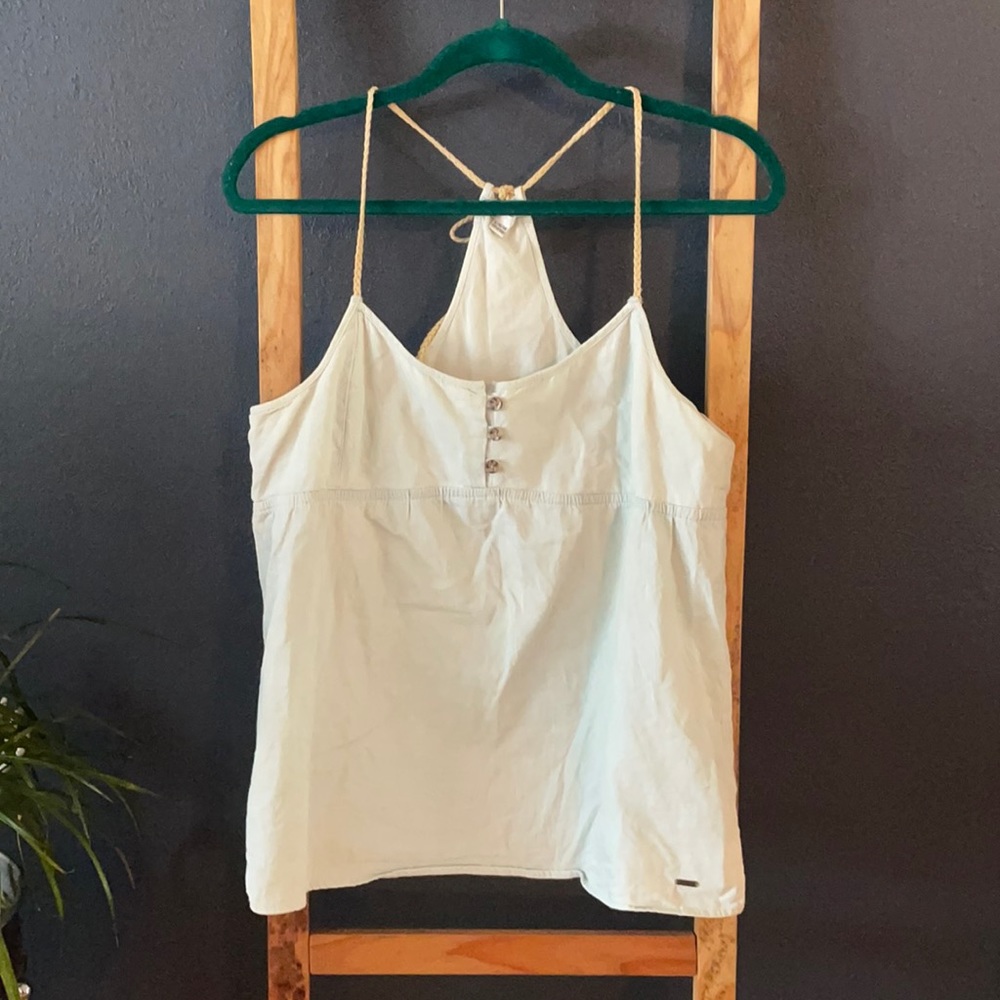 Light Blue Volcom Tank Top